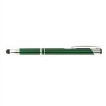 Tres-Chic Touch Stylus - ColorJet - Full-Color Metal Pen - Green-silver