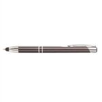 Tres-Chic Touch Stylus - ColorJet - Full-Color Metal Pen - Gunmetal-silver