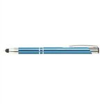 Tres-Chic Touch Stylus - ColorJet - Full-Color Metal Pen - Light Blue-silver