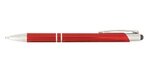 Tres-Chic w/ Stylus - LaserMax - Metal Pen - Bright Red-silver