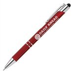 Tres-Chic w/ Stylus - LaserMax - Metal Pen - Dark Red-silver