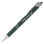 Tres-Chic w/ Stylus - LaserMax - Metal Pen - Green-silver