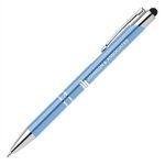 Tres-Chic w/ Stylus - LaserMax - Metal Pen - Light Blue-silver