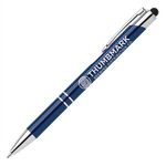 Tres-Chic w/ Stylus - LaserMax - Metal Pen - Navy Blue-silver