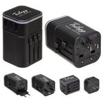 Trilogy Travel Adapter - Dark Black