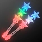 Triple Star Light Up Flashing Wand - Red-blue-green