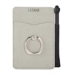 Tuscany™ Card Holder with Metal Ring Phone Stand & Stylus -