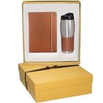 Tuscany(TM) Journal & Tumbler Gift Set - Tan