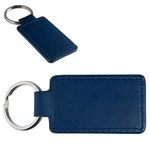 Tuscany (TM) Rectangle Key Ring - Navy Blue