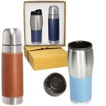 Tuscany(TM) Thermal Bottle & Tumbler Gift Set -  