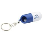 Twist A Pill Key Chain - Medium Blue