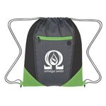 Two-Tone Drawstring Sports Pack -  