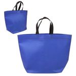 Two Tone Heat Sealed Nonwoven Tote - Reflex Blue