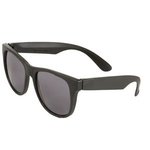 Two Tone Matte Sunglasses - Black