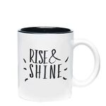 Buy 11 oz Two Tone Mug - White/Black