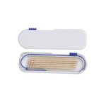 U Pick Toothpick Holder - Clear/Blue