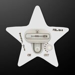 USA American Flag Star Flashing Pin -