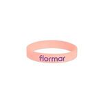 USA Screen Printed Silicone Bracelet - Pink