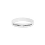 USA Screen Printed Silicone Bracelet - White