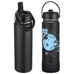 Volare 27 oz Vacuum Insulated Bottle with Flip Top Spout