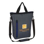 Water-Resistant Sleek Bag - Slate Blue