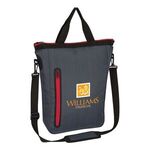 Water-Resistant Sleek Bag - Slate Red