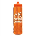 Wave Tritan Bottle with Push Pull Lid - 24 oz. -  