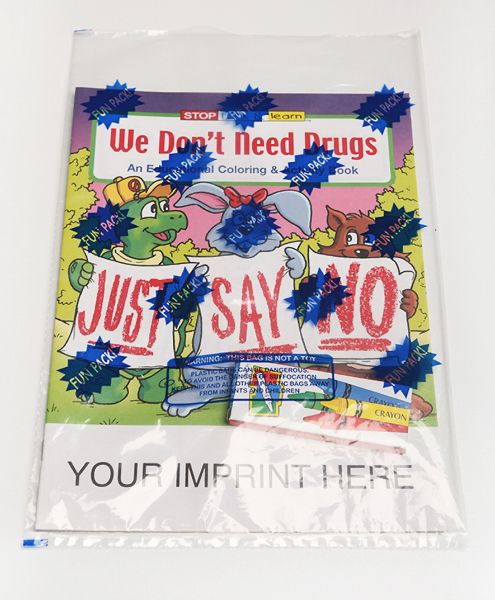 Main Product Image for USA Made We Don't Need Drugs Coloring And Activity Book Fun Pack