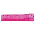 Weekly Pill Dispenser - Translucent Purple
