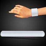 White 8 3/4" Slap Bracelet - White