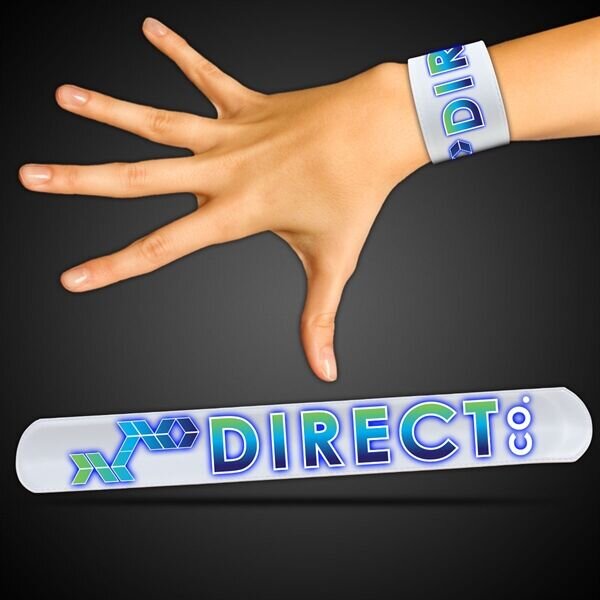 Main Product Image for White 8 3/4" Slap Bracelet