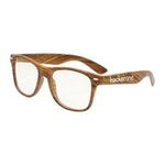 Buy Wood Grain Iconic Blue Light Blocking Computer Glasses