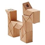 Wooden Snake Puzzle Toy -  