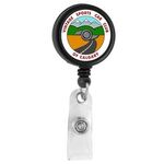 Worthinggon VL 30" Jumbo Imprint Retractable Badge Reel - Black