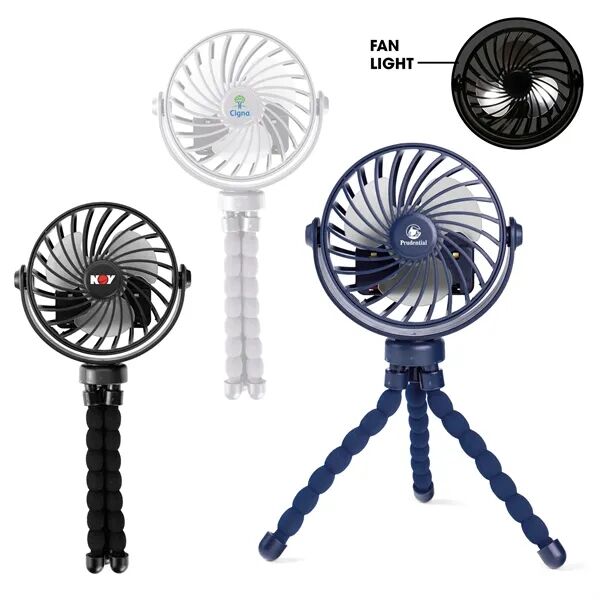 Main Product Image for Custom Logo LumiFlex Mini Fan Lantern