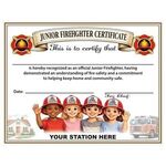 Buy Custom Fire Safety Certificate "Junior Firefighter Certificate"