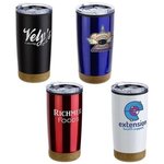 Buy Custom York 20 Oz Stainless Steel/Polypropylene Tumbler With Cor