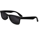 Youth Single-Tone Matte Sunglasses - Black