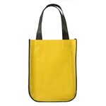 Yuma Non-Woven Curve Bottom Tote Bag - Gold