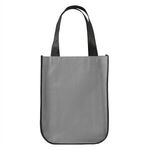 Yuma Non-Woven Curve Bottom Tote Bag - Gray