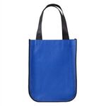 Yuma Non-Woven Curve Bottom Tote Bag - Royal Blue