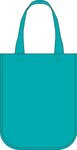 Yuma Sublimated Non-Woven Curve Bottom Tote - Teal