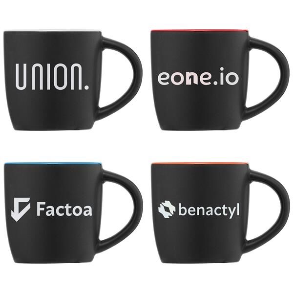 Main Product Image for Custom Printed Zanzibar Matte Black Ceramic Mug 12 oz