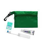 Zip Tote Travel Kit - Green