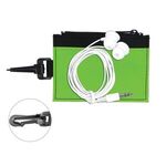 ZipTune ID Mobile Tech Earbud Kit in Travel Wallet -  