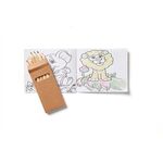 Zoo Kids Coloring Book & 6-Color Pencil Set To-Go -  